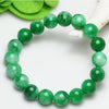 Yu Xin Yuan Fashion Han Jade Round Bead Bangle Lovers Style Trendy Bracelet Women Men Jewelry Gift