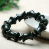 Yu Xin Yuan Fine Jewelry Natural HETIAN Qing Jade Bracelets Carved Bracelets brave amulet Bangles Gift for Men's Jade jewelry