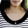 Yu Xin Yuan Fine Jewelry White Rose Gold Fashion Long Chain Necklace Charm Pendant Women Favourite Jewelrypalace