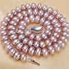 Yu Xin Yuan Natural 8-9mm White Pink Purple Pearl With 925 Silver Fashion Necklace Pendant For Women 2020