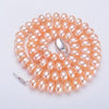 Yu Xin Yuan Natural 8-9mm White Pink Purple Pearl With 925 Silver Fashion Necklace Pendant For Women 2020