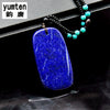 30mm*47mm Natural Lapis Lazuli Crystal Pendant Necklaces Kettingen Voor Vrouwen Jewelery Square Classic Party Necklaces