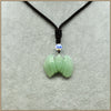 33mm Animal Bat Pendant Necklace Fine Natrual Material Turquoise Obsidian Agate Chalcedony Rose Quartz Trendy Necklaces