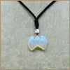 33mm Animal Bat Pendant Necklace Fine Natrual Material Turquoise Obsidian Agate Chalcedony Rose Quartz Trendy Necklaces