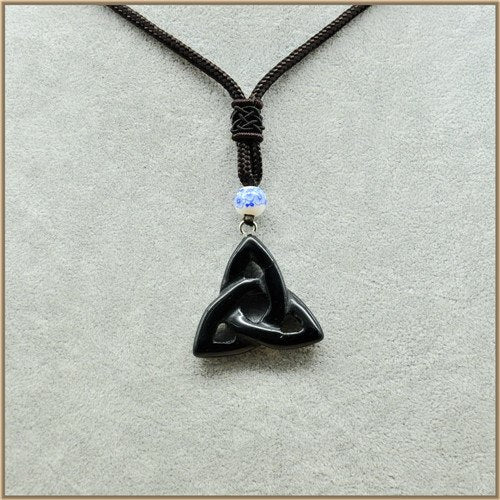 34MM Natural Agate Triangular Geometric Pendant Necklace Unisex Classic Necklace Women Men Party Pendant Necklaces C0034