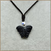 40MM Insect Butterfly Pendant Necklaces Women 2020 Natrual Chalcedony Agate Malachite Turquoise Rose Quartz Aventurine