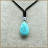 44mm Natrual Agate Bead Pendant Necklaces Water Drop Jewellery Necklace Women Men Romantik Necklace Party Collier Femme