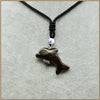 45MM Natural Stone Materia Agate Animal Dolphin Pendant Necklaces Euramerican Style Unisex Party Classic Fine Necklaces