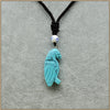 47mm Natrual Agate Moonstone Malachite Chalcedony Turquoise Animal Parrot Pendant Necklaces Classic Party Unisex Jewelry