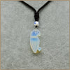 47mm Natrual Agate Moonstone Malachite Chalcedony Turquoise Animal Parrot Pendant Necklaces Classic Party Unisex Jewelry