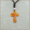50MM Cross Pendant Necklace Men Natrual blue Aventurine Moonstone Turquoise Agate Classic Party Cross Pendant Necklace