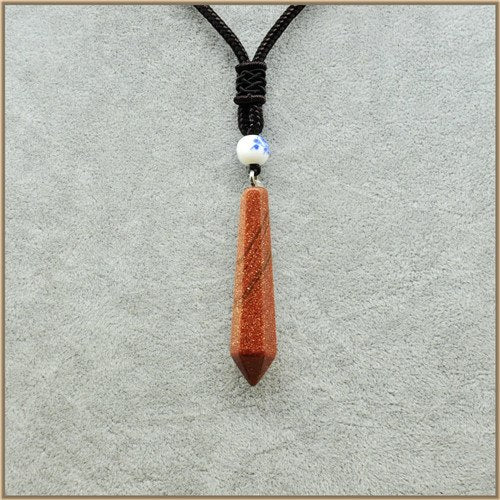 52MM Natural Agate Crystal Prism Pendant Necklaces Geometric Multi prism Romantic Party Unisex Fine Necklaces Jewelry Bag