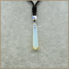 52MM Natural Agate Crystal Prism Pendant Necklaces Geometric Multi prism Romantic Party Unisex Fine Necklaces Jewelry Bag