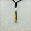 52MM Natural Agate Crystal Prism Pendant Necklaces Geometric Multi prism Romantic Party Unisex Fine Necklaces Jewelry Bag