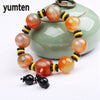 Agate Bracelet Men Jewelry Power Natural Stone Chakra Healing Balance Beads Reiki Pulseras Mujer Moda 2020 Wholesale 5PCS