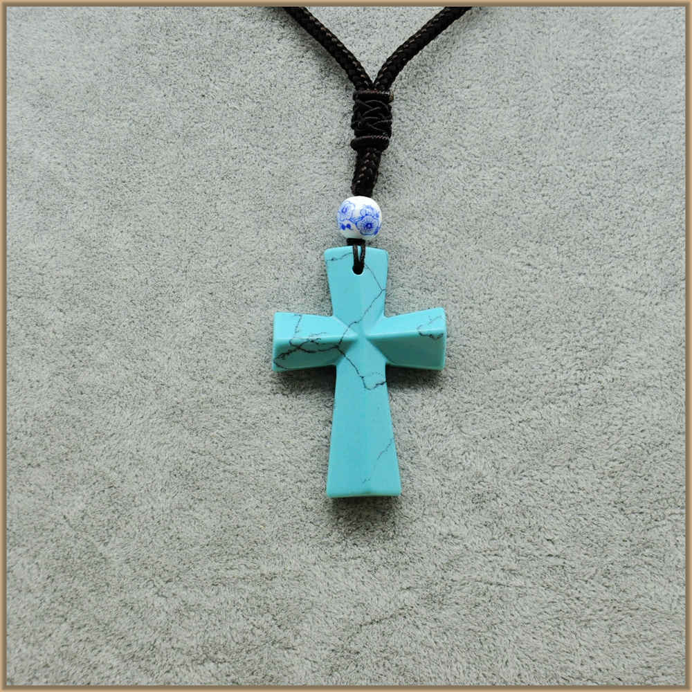 Amulet Cross Necklace Pendant Birthd Present India Christian Good Luck Pingente Classic Evening Dress Regalos Comunion