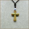 Amulet Cross Necklace Pendant Birthd Present India Christian Good Luck Pingente Classic Evening Dress Regalos Comunion