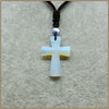 Amulet Cross Necklace Pendant Birthd Present India Christian Good Luck Pingente Classic Evening Dress Regalos Comunion