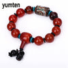 Bracelet Men Fashion Jewelry Natural Chalcedony Chinese Style Popular Beads Couple Gift Mens Bracelets 2020 Meditation