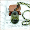 Buddha Pendant Necklace Smoky Quartz Crystal Pendant Necklaces For Women Men Figure Classic Party smoky quartz Jewelry