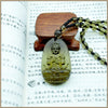 Buddha Pendant Necklace Smoky Quartz Crystal Pendant Necklaces For Women Men Figure Classic Party smoky quartz Jewelry