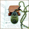 Buddha Pendant Necklace Smoky Quartz Crystal Pendant Necklaces For Women Men Figure Classic Party smoky quartz Jewelry
