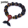 Chinese Style Bracelet Fashion Women Jewelry Popular Black Onyx Men Bracelets Bohemian Handmade Fine Accessories Chakra