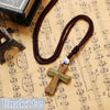 Christian Cross Party Necklace Jewelry Ruby gem Cute Charms Dragon Woman Natural Garnet Vintage Collar Chokers Bohemian
