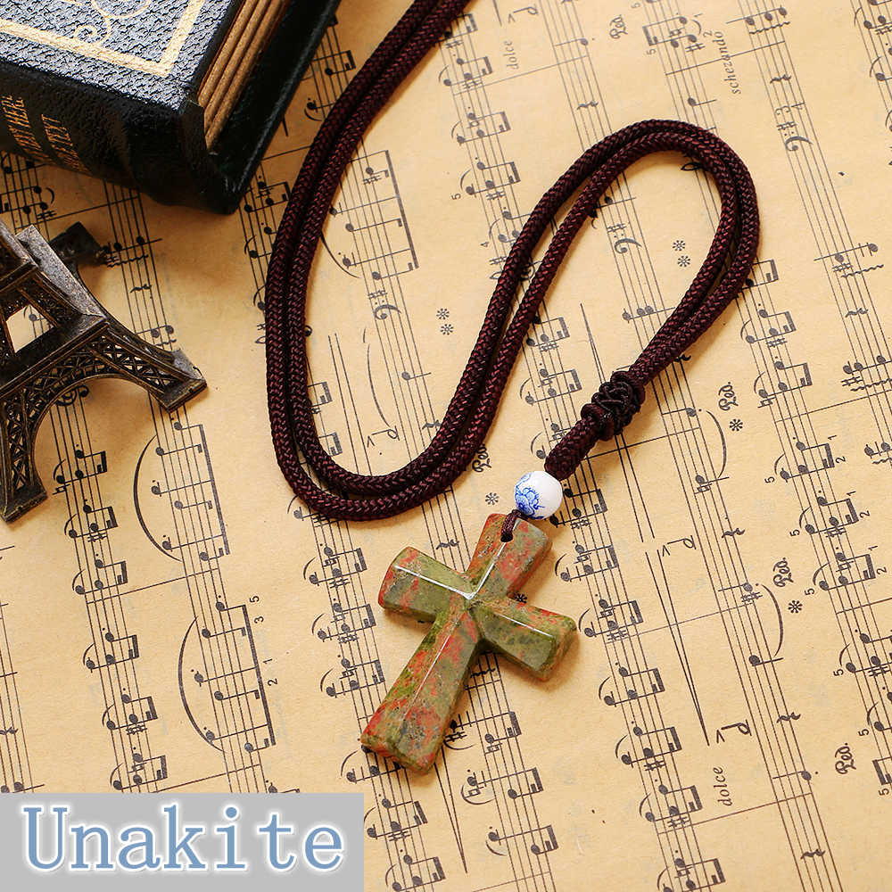 Christian Cross Party Necklace Jewelry Ruby gem Cute Charms Dragon Woman Natural Garnet Vintage Collar Chokers Bohemian