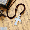 Christian Cross Party Necklace Jewelry Ruby gem Cute Charms Dragon Woman Natural Garnet Vintage Collar Chokers Bohemian