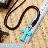 Christian Cross Party Necklace Jewelry Ruby gem Cute Charms Dragon Woman Natural Garnet Vintage Collar Chokers Bohemian