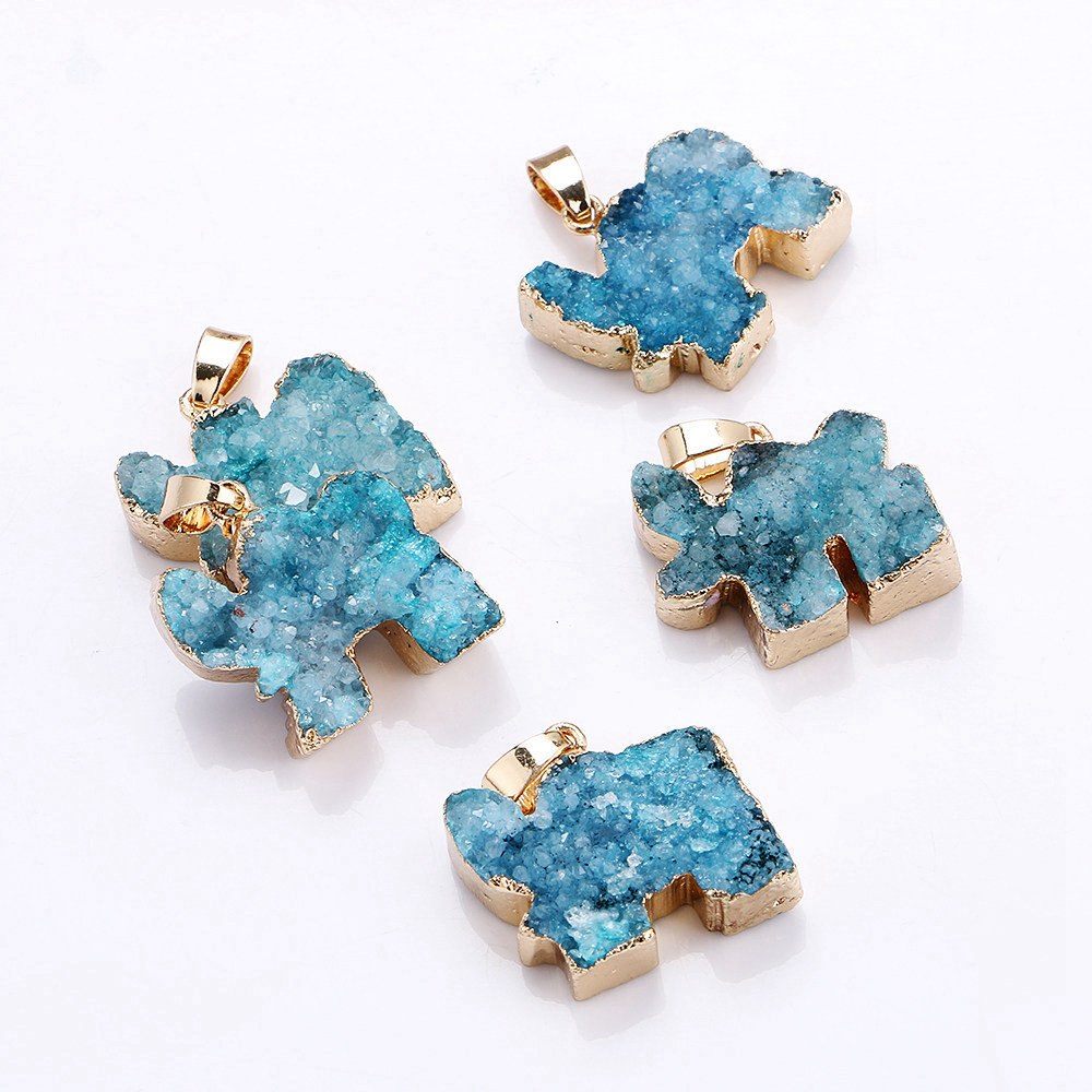 Elephant Agate Pendant Natural Stone Charm Crystal 1pcs For Sale Red White Agate Necklace Multicolor Slice Agate Pendants