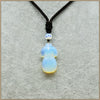 Ethnic style Fine Jewelry Women Men Natrual Agate 40mm Cheongsam Pendant Necklaces Classic Anniversary Geometric Unisex