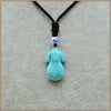 Ethnic style Fine Jewelry Women Men Natrual Agate 40mm Cheongsam Pendant Necklaces Classic Anniversary Geometric Unisex