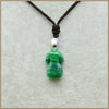 Ethnic style Fine Jewelry Women Men Natrual Agate 40mm Cheongsam Pendant Necklaces Classic Anniversary Geometric Unisex