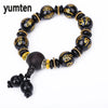 Fashion Bracelet Men's Fine Jewelry Agate Party Accessories Couple Gift Chinese Style Lucky Beads Brazalete Bileklik Bts