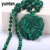 Fashion Women Necklace Flowers Pendant Epidote Charm Chinese Style Accessories Fine Clavicle Chain Luna Linkin Warcraft