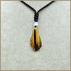 Fine Jewelry 50mm Natrual Blue Aventurine Figure Palm Pendant Necklaces Trendy Rope Chain Women Men Unisex Necklaces Bag