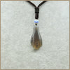 Fine Jewelry 50mm Natrual Blue Aventurine Figure Palm Pendant Necklaces Trendy Rope Chain Women Men Unisex Necklaces Bag