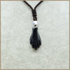 Fine Jewelry 50mm Natrual Blue Aventurine Figure Palm Pendant Necklaces Trendy Rope Chain Women Men Unisex Necklaces Bag