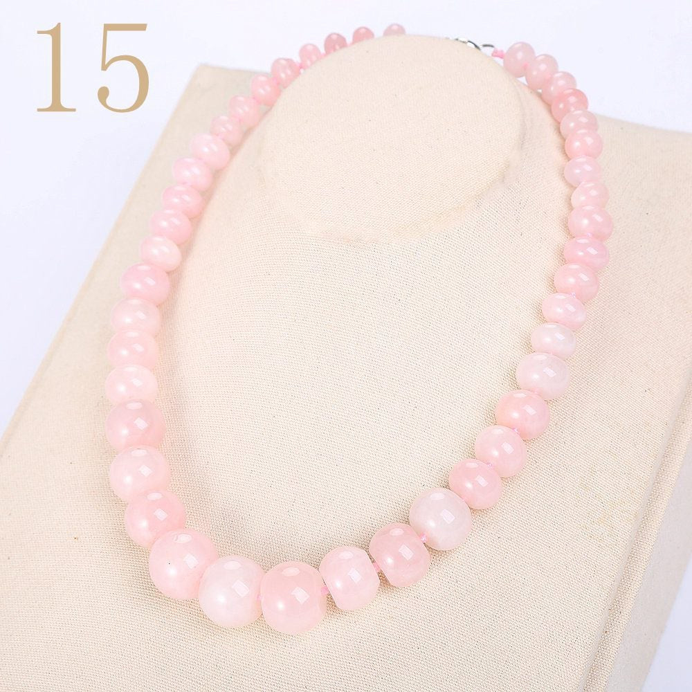 Green Jasper Necklace Beads Women Statement Jewelry Natural Stone Accessories Vintage Crystal Chain Men Ethnic Choker