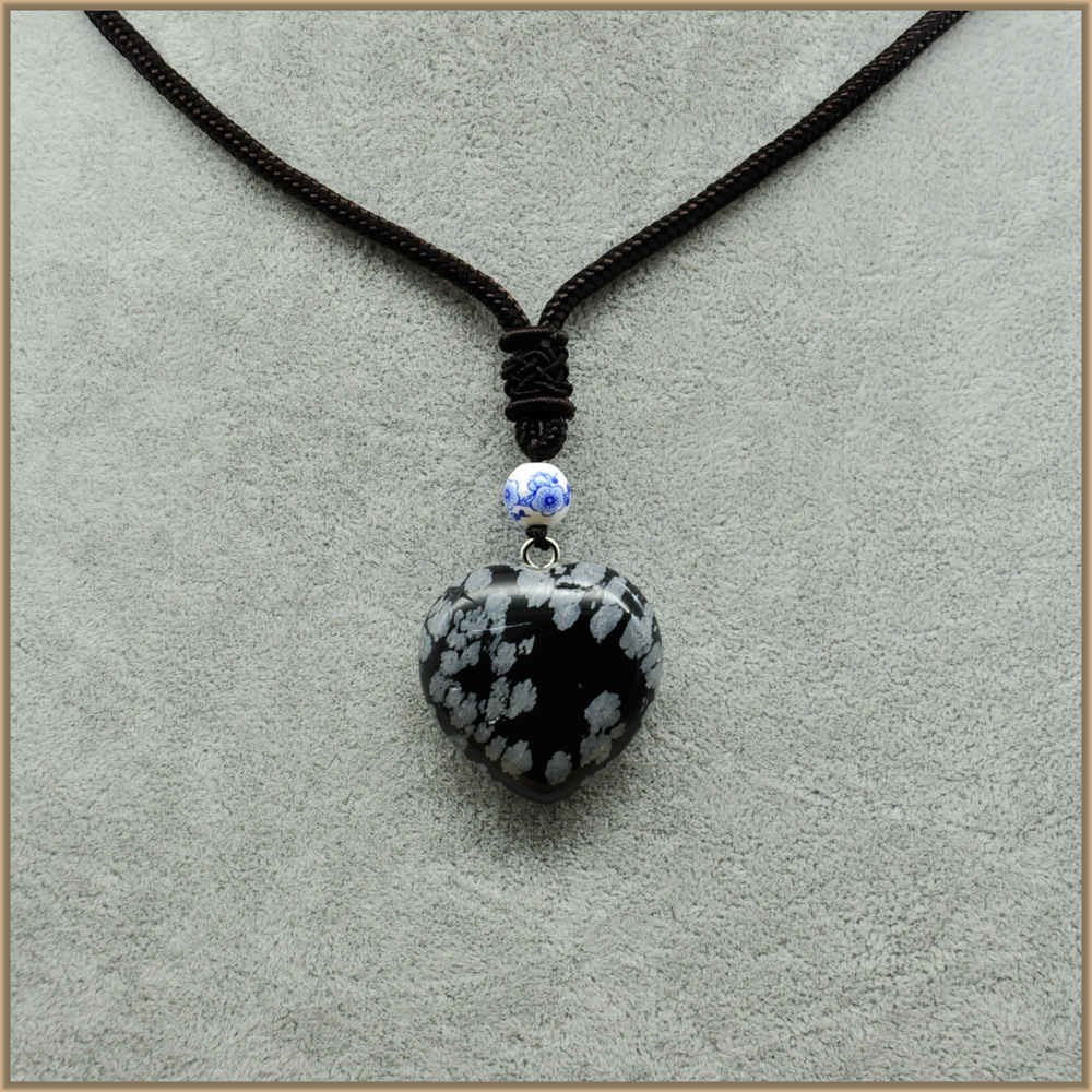 Heart-Shaped Pendant Sweater Chain Joya Perla Colar Masculino Charms Peridot Female Accessories Birthd Present Happy