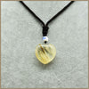 Heart-Shaped Pendant Sweater Chain Joya Perla Colar Masculino Charms Peridot Female Accessories Birthd Present Happy