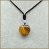 Heart-Shaped Pendant Sweater Chain Joya Perla Colar Masculino Charms Peridot Female Accessories Birthd Present Happy