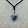Heart-Shaped Pendant Sweater Chain Joya Perla Colar Masculino Charms Peridot Female Accessories Birthd Present Happy