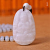 Jade Necklace Crystal Pendant Natural Stone Buddha Guardian Bead Chain Lucky Gift Make Carved Women Men Jewelry 8 pattern