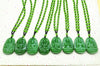 Jewelry 8pcs High Quality Unique Natural Black Obsidian Carved Pendant Necklace Jade Buddha Smoky Quartz Crystal Unisex