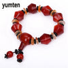 Jewelry Men's Bracelet Fashion Natural Chalcedony Chinese Style Popular Beads Couple Gift 2020 Meditation Women Bracelets
