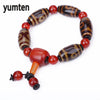 Men Jewelry Fashion Bracelet Fine Natural Agate Party Accessories Lucky Beads Pulseira Orologio Uomo Jesus