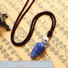 Men Women Party Necklace Bullet Pendant Natural Crystal Fine Jewelry Stone Rainbow Pingente Mermaid Shadowhunters